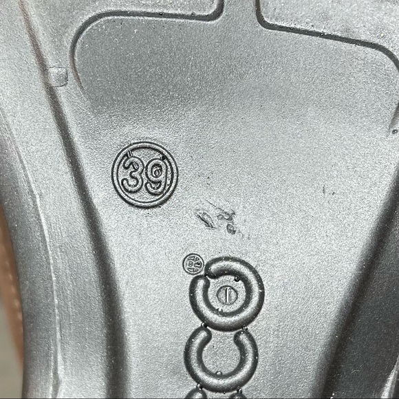 ECCO Sz 39 EU‎ Mens 5 Womens 8 US Chukka Boots Brown Suede WOOL LINING.. - Picture 9 of 12